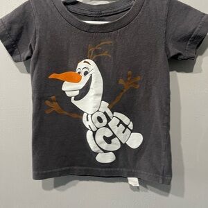 Disney Frozen Olaf grey cotton t-shirt #kids #disney